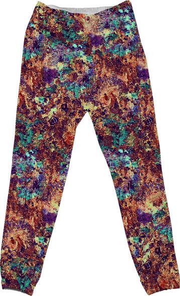 DigiFlora Alternate Colorway Cotton Pants