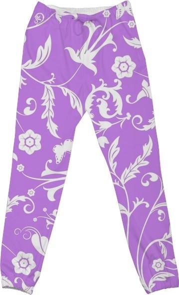 Lavender and White Pastel Floral