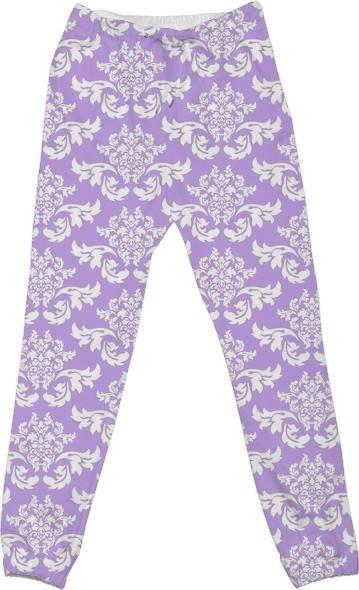 Light Lavender Damask