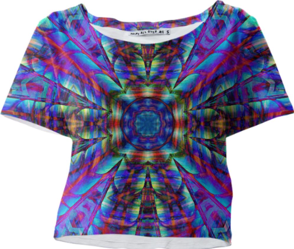 Celestial Center Crop Tee by Dovetail Designs
