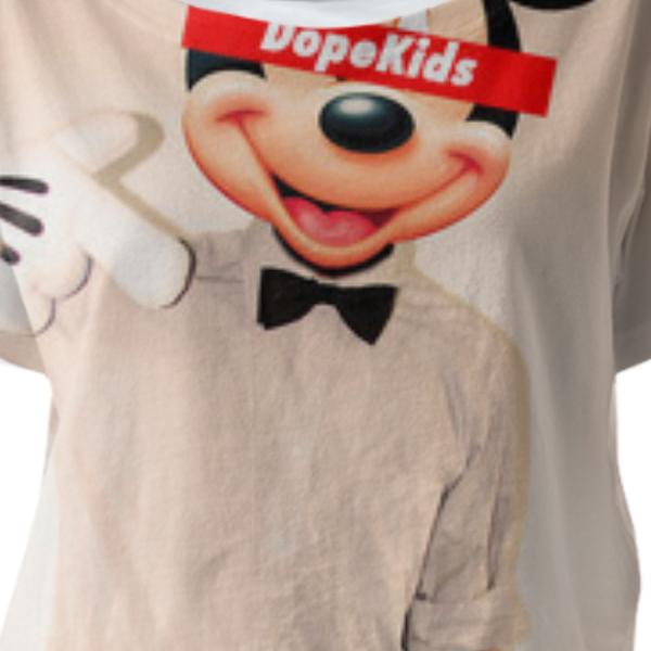 Dope Kid Mickey Crop Tee