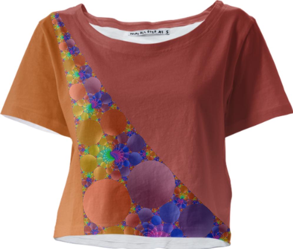 Fractal to Forever Crop Tee