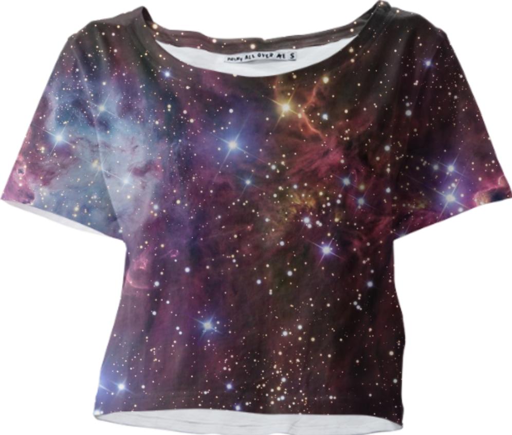 Spaced out crop top