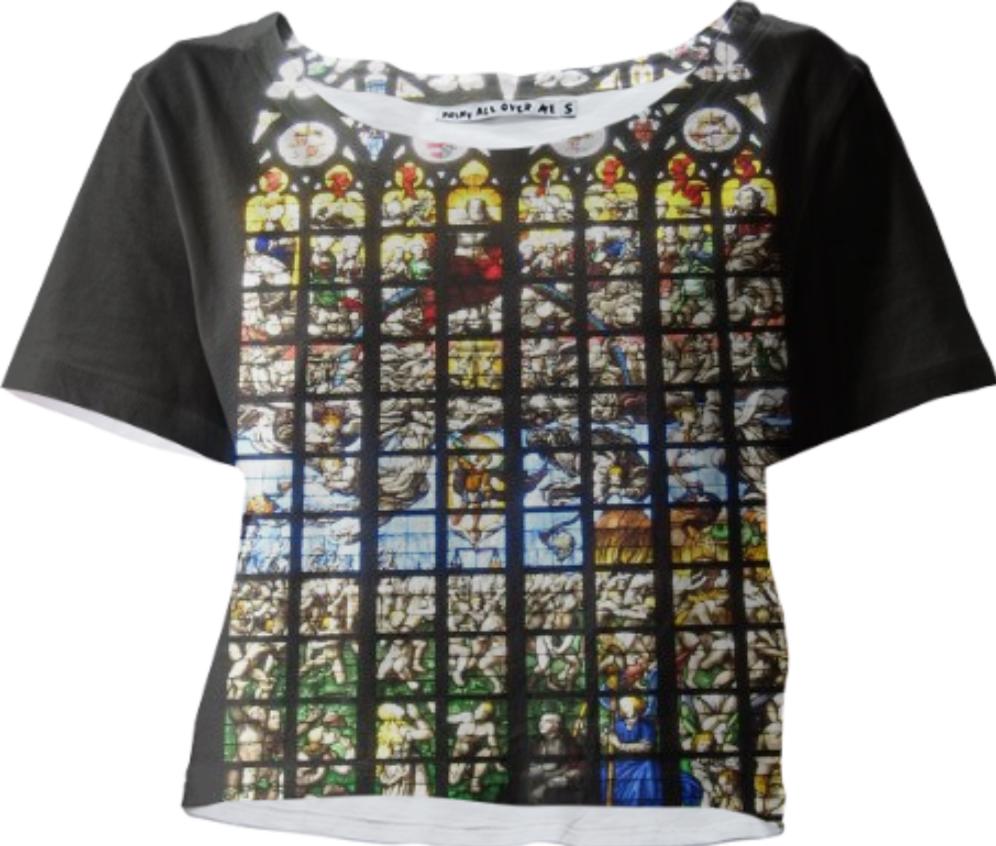 Stained Glass Crop Tee