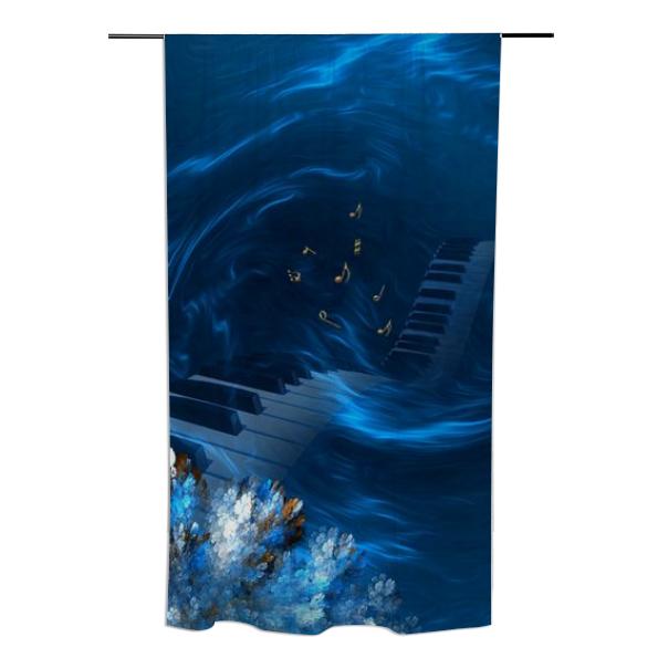 Blue Coral Melody CURTAIN