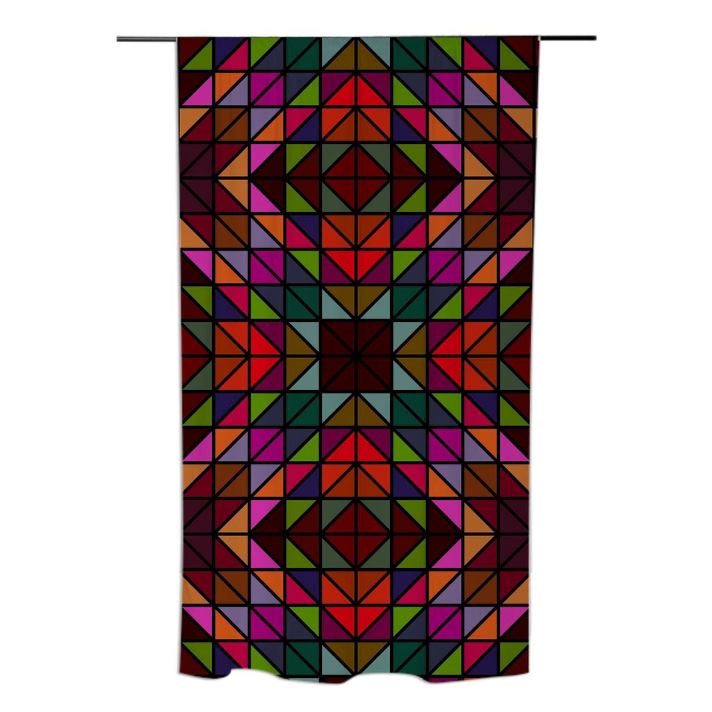 Colorful triangle mosaic