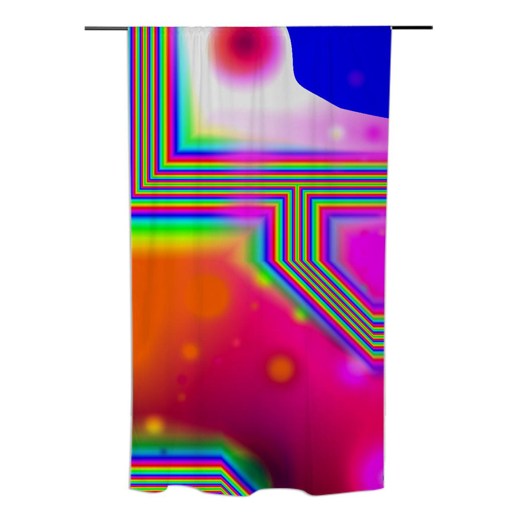 Crossroads of Awakening Abstract Rainbow Doorway