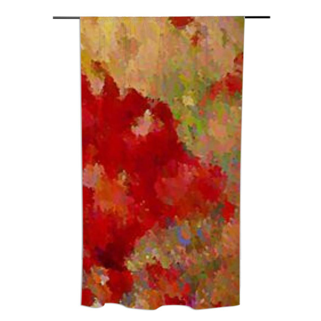 Monet Style Leaves of Fall Curtain