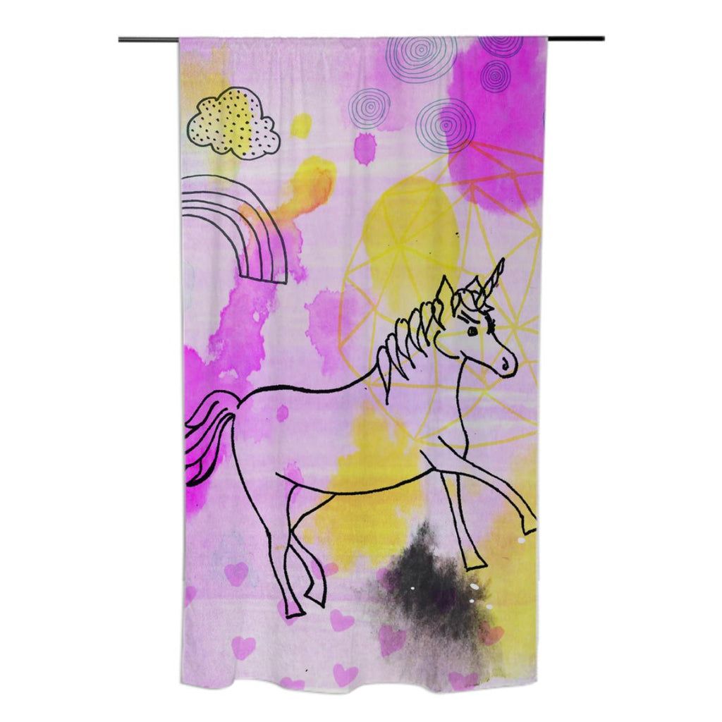 Unicorn Sprinkles Curtain