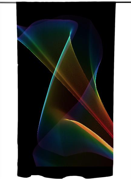 Abstract Rainbow Lily Colorful Fractal Mystical Flower