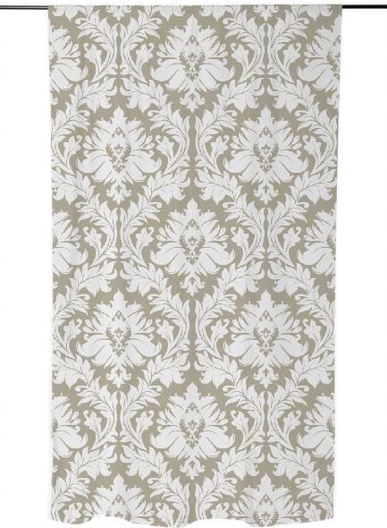 Beige and White Damask Pattern