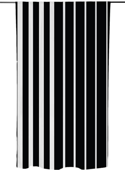 Black and white stripes clash