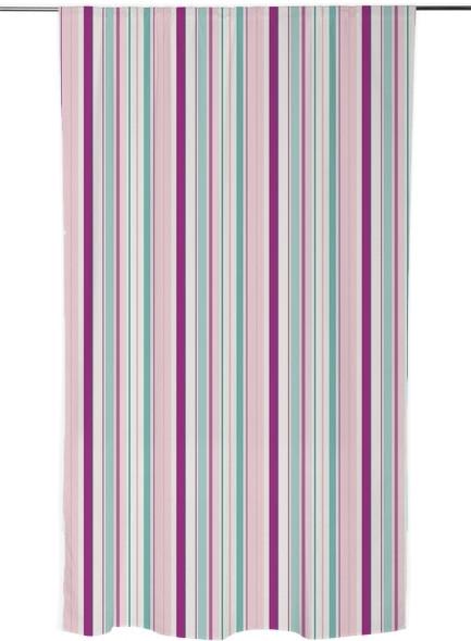 Classic Purple and Aqua Stripes
