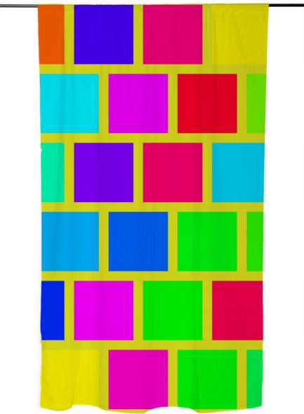 Colorful squares pattern