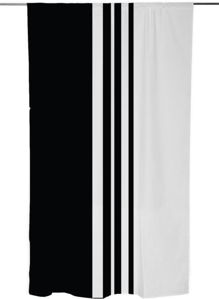 Mod Black and white stripes