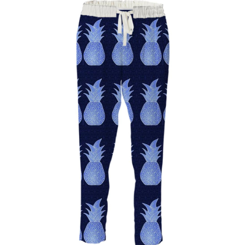 Dark Blue Pineapple Pant