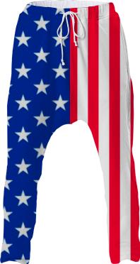 american flag drop pants