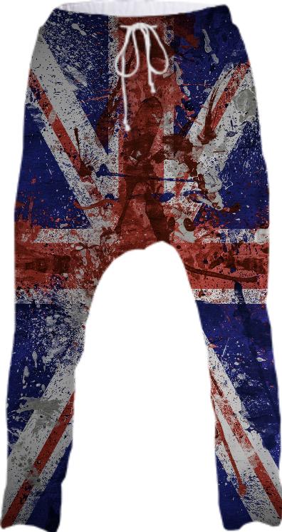 GRUNGE UK FLAG DROP PANT