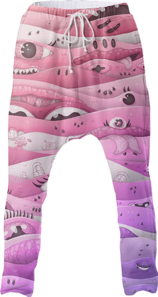 Psychedelic Pink Drop Pant