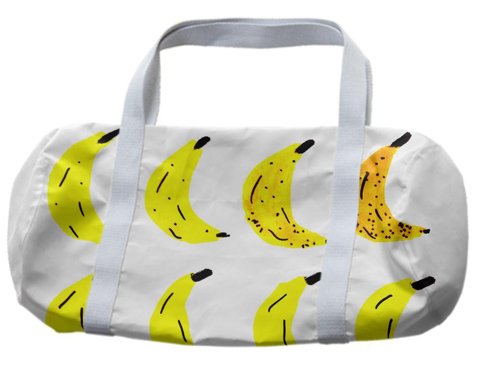Banana Print Duffle Bag