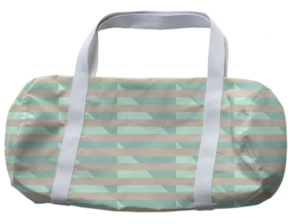 Doublemint Houndstooth Duffle Bag