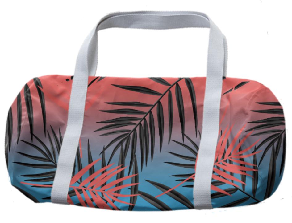 Sunset Palm Duffle Bag