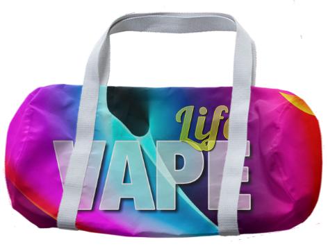 Vape Life Rainbow Smokeclouds Duffel Bag