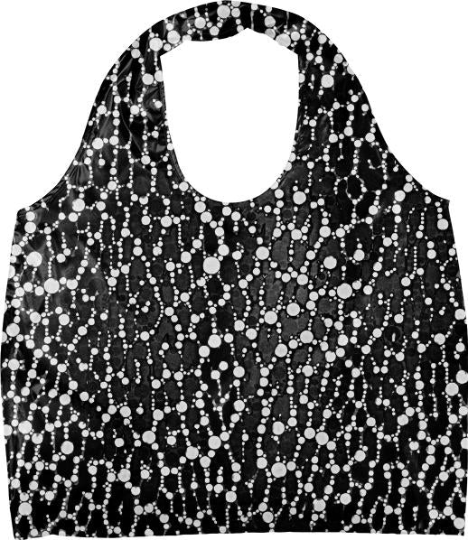 Black White Leopard Bling Pattern