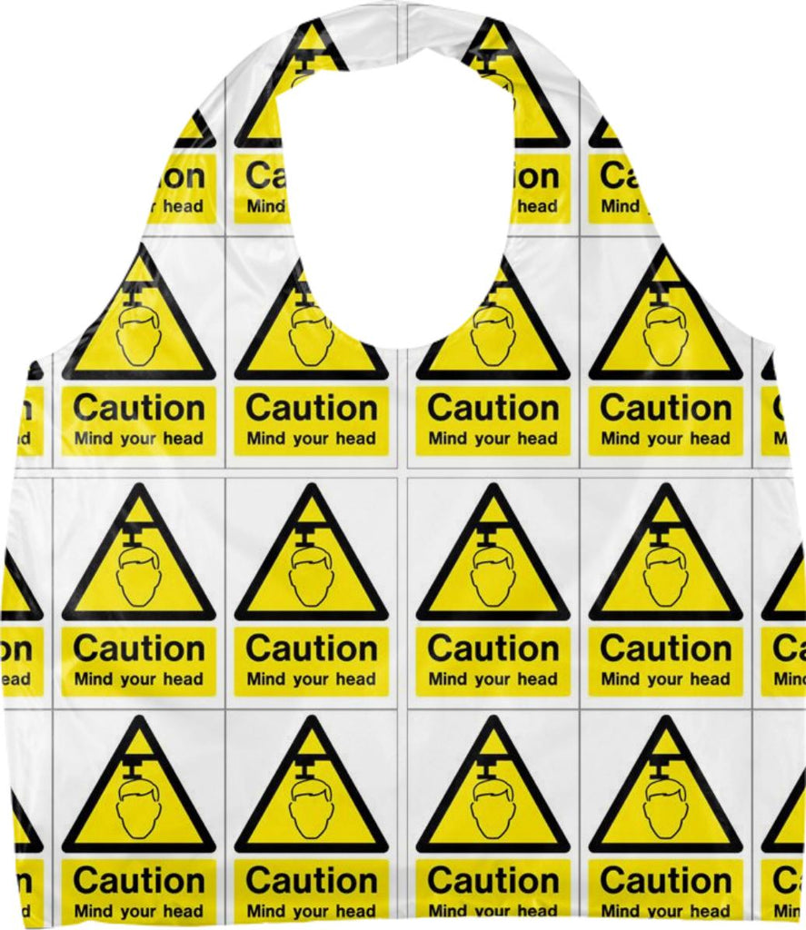 Caution Mind Your Head Eco Tote