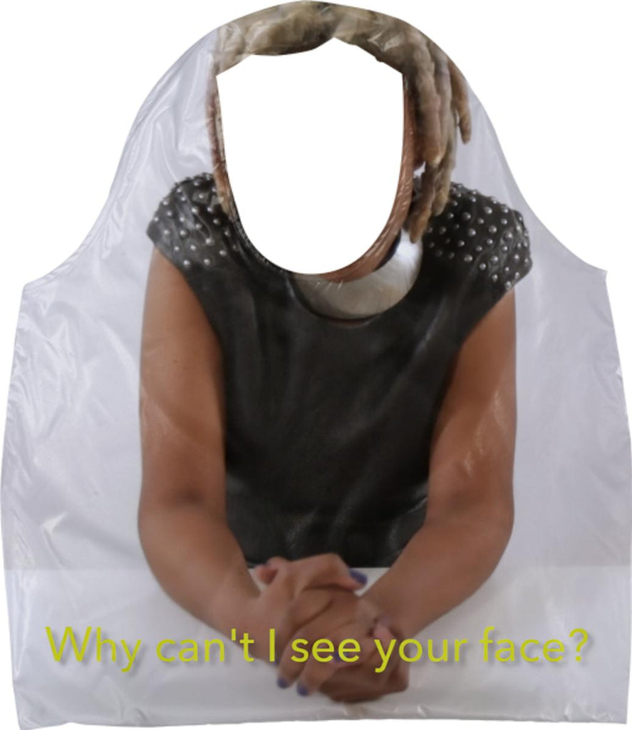 E Why Can t I See Your Face Ecobag