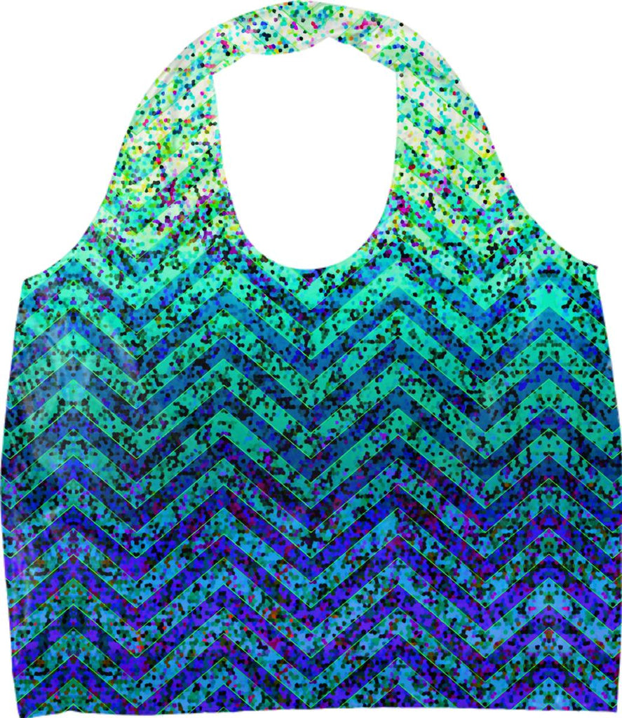 ECO TOTE Zig Zag Sparkley Texture G36