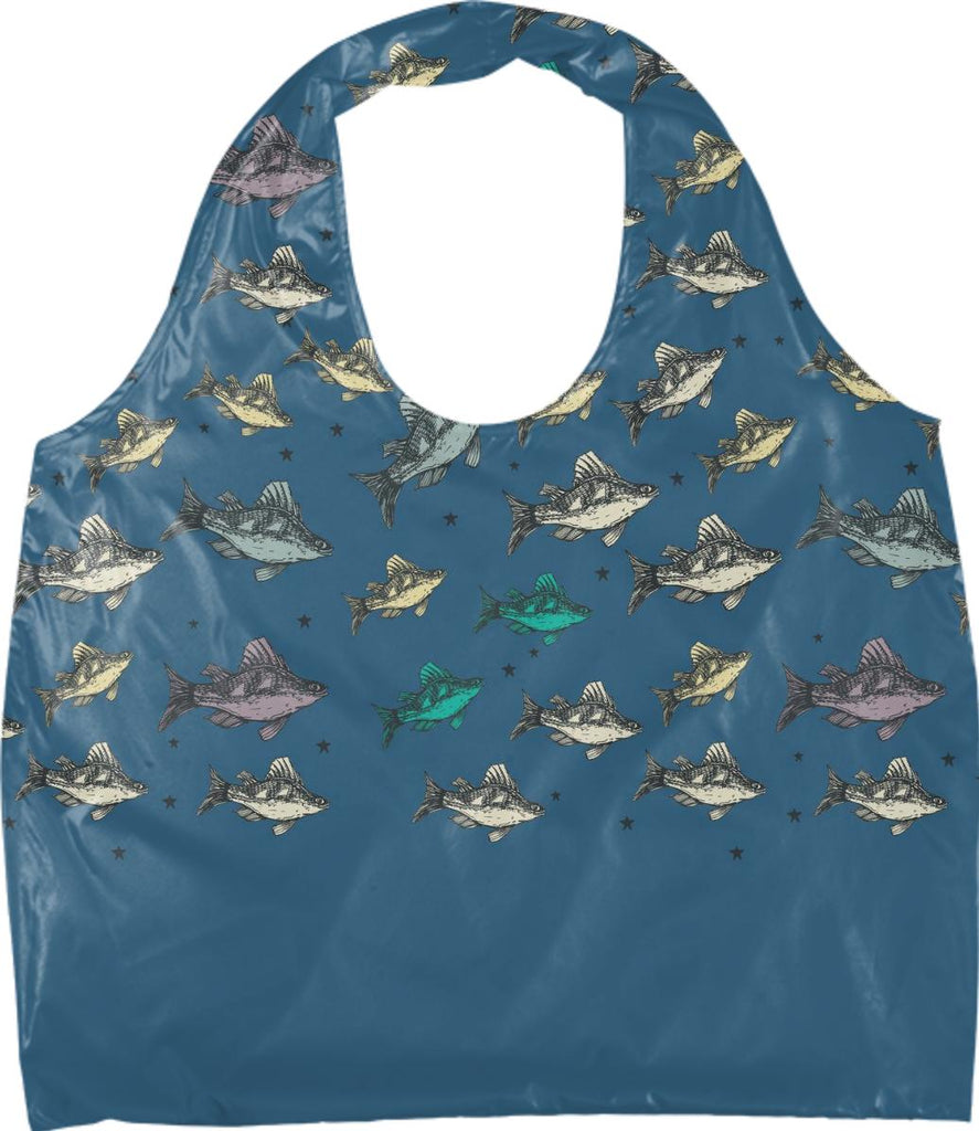 Fish Bag Navy Blue