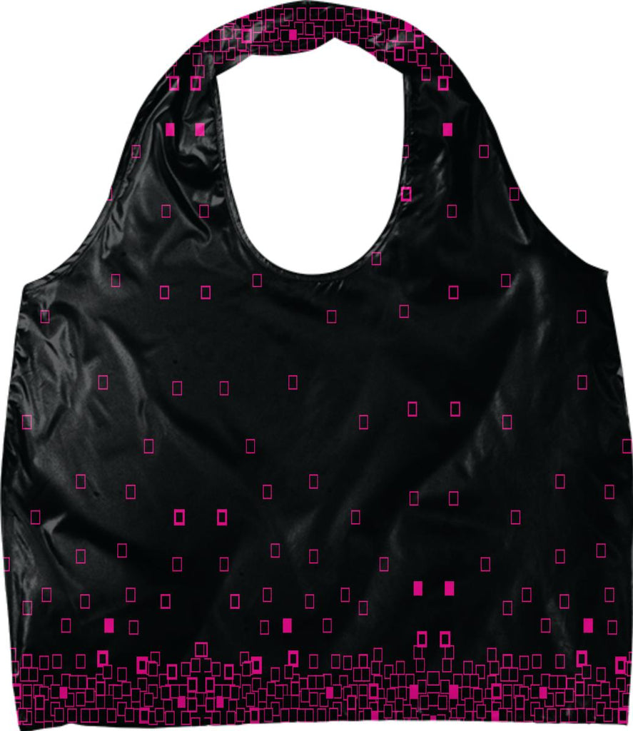 Pink and Black Eco Tote