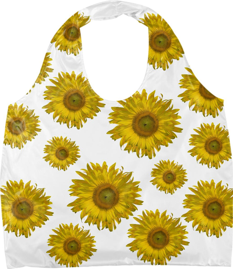 Yellow Scattered Sunflowers Eco Tote