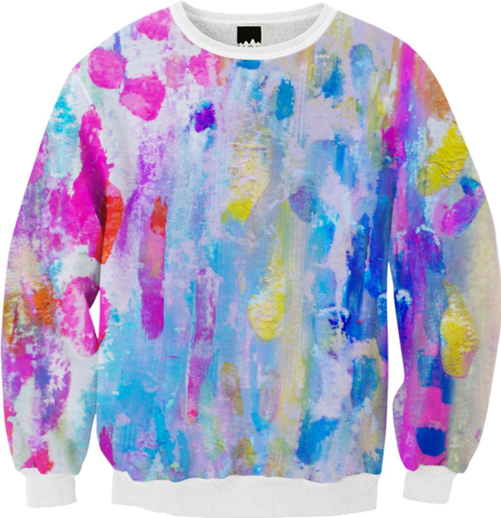 Abstract Oil Pastel Sweatshirt