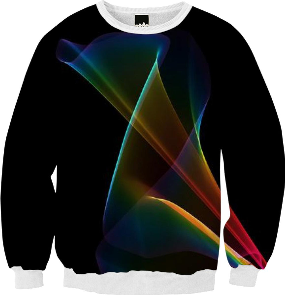 Abstract Rainbow Lily Colorful Fractal Mystical Flower