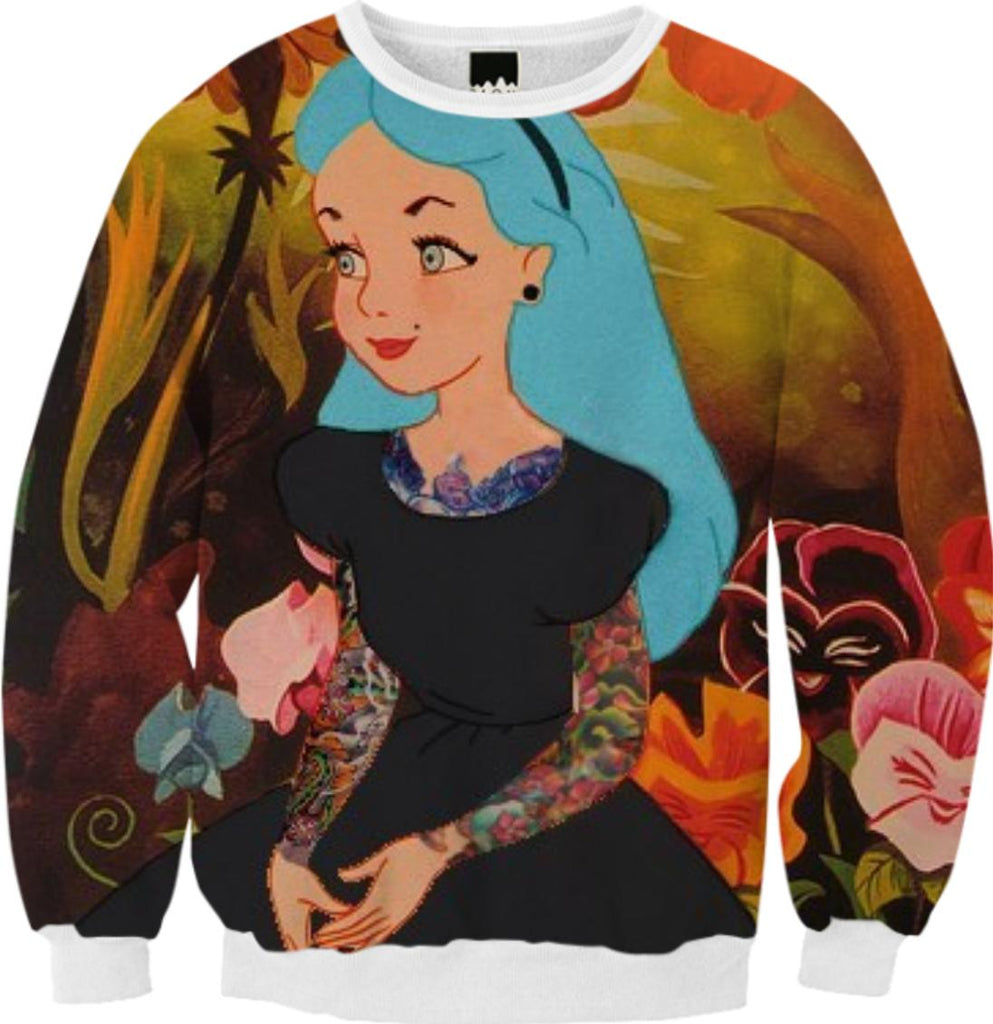 Alice in Wonderland scene