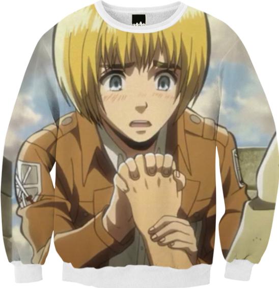 Armin holding Eren s hand