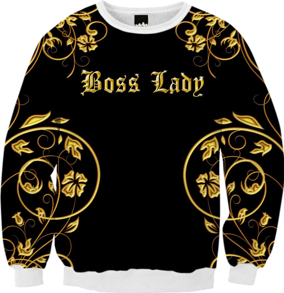 Boss Lady Gold Floral Design