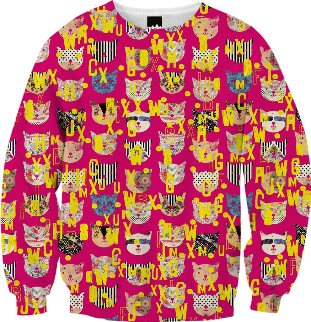 COSMIC CATS UNISEX SWEATER