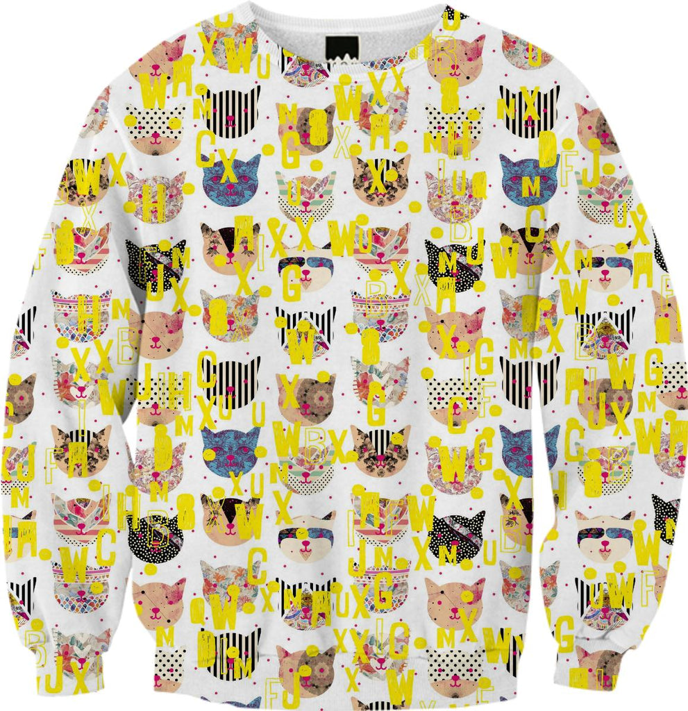 COSMIC CATS UNISEX SWEATER