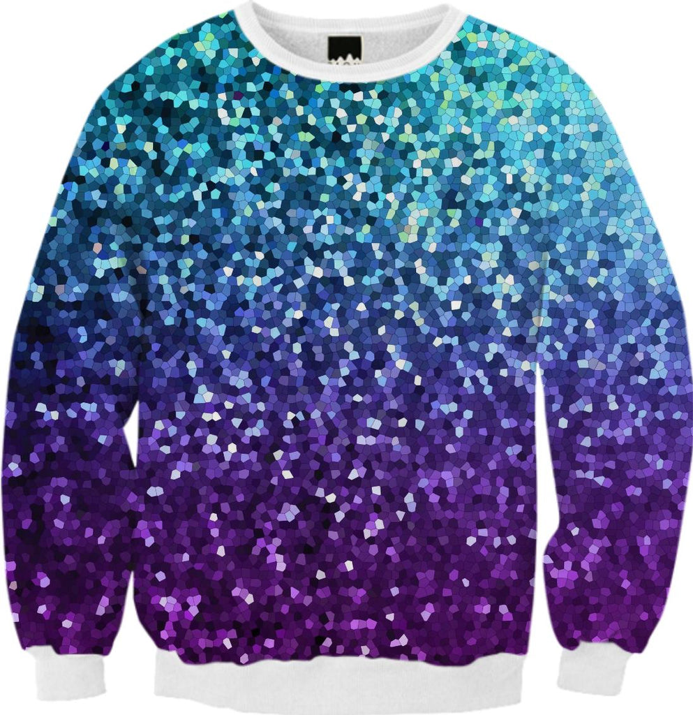 FALL SWEATSHIRT Mosaic Sparkley Texture G21