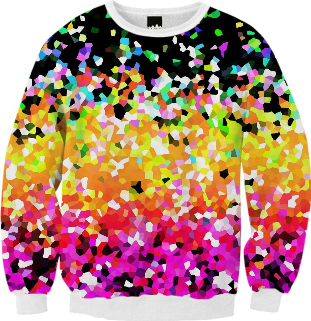 FALL SWEATSHIRT Mosaic Sparkley Texture G22