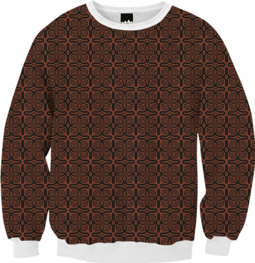 Fire Maze Tile Fall Sweatshirt