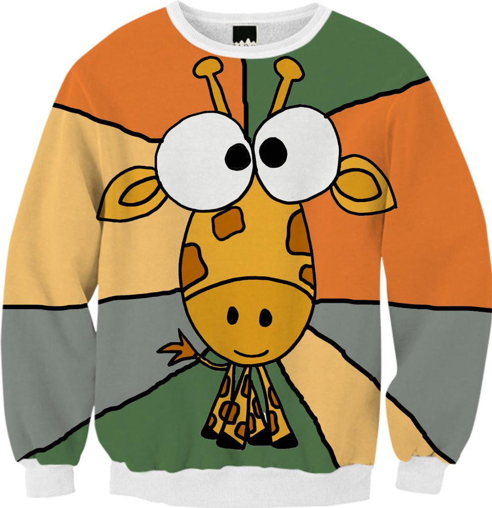 Funny Giraffe Art Sweatshirt