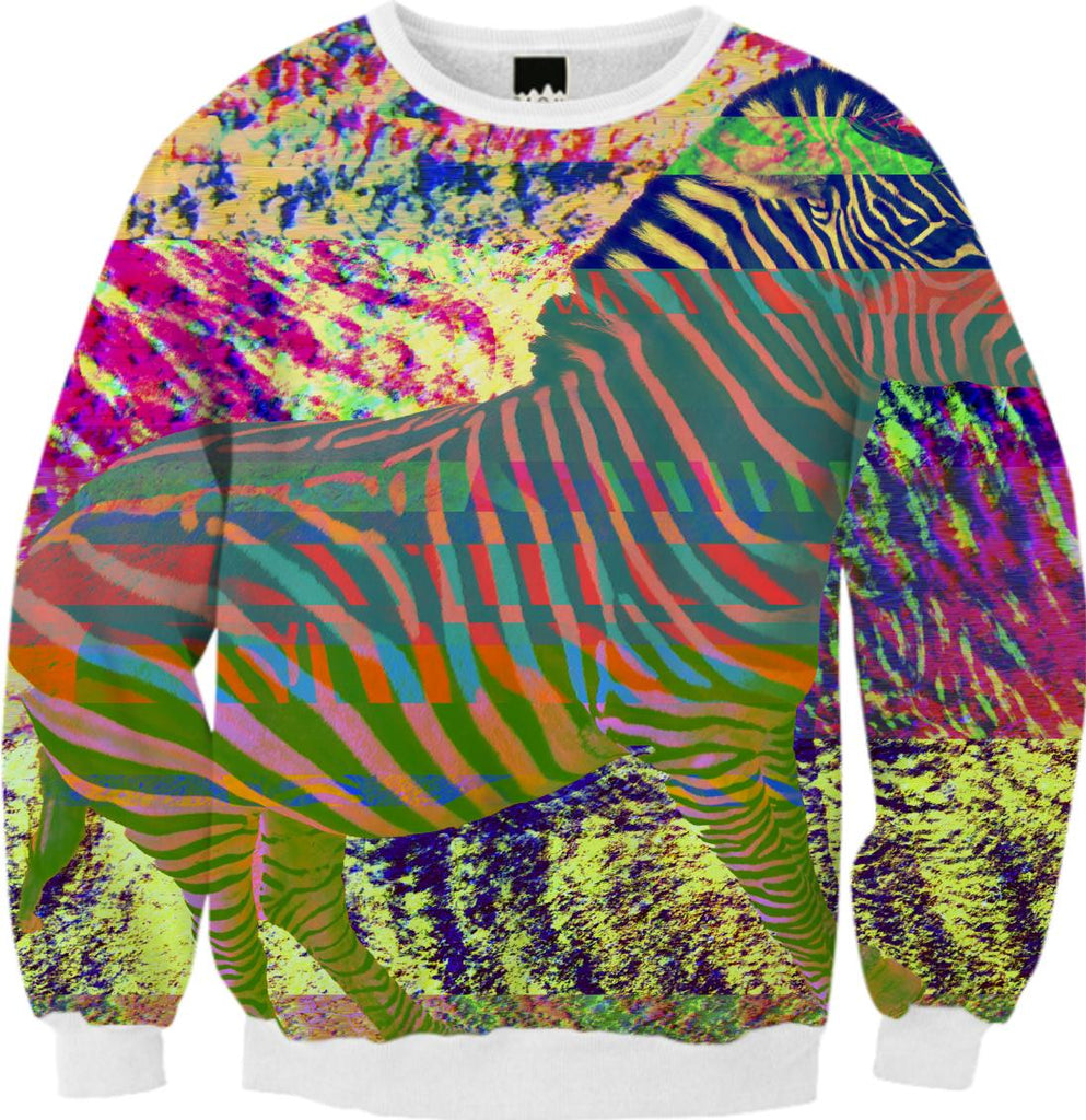 GLITCH ART ZEBRA