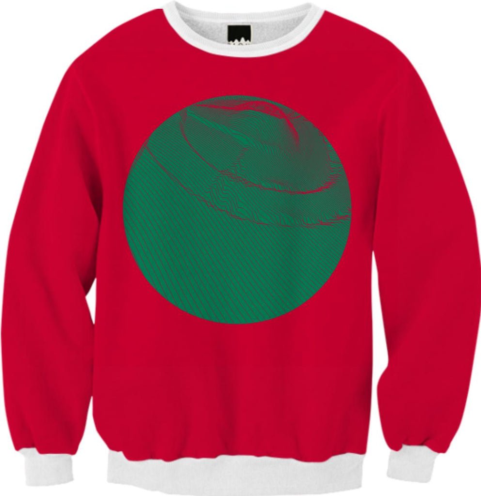 green in red
