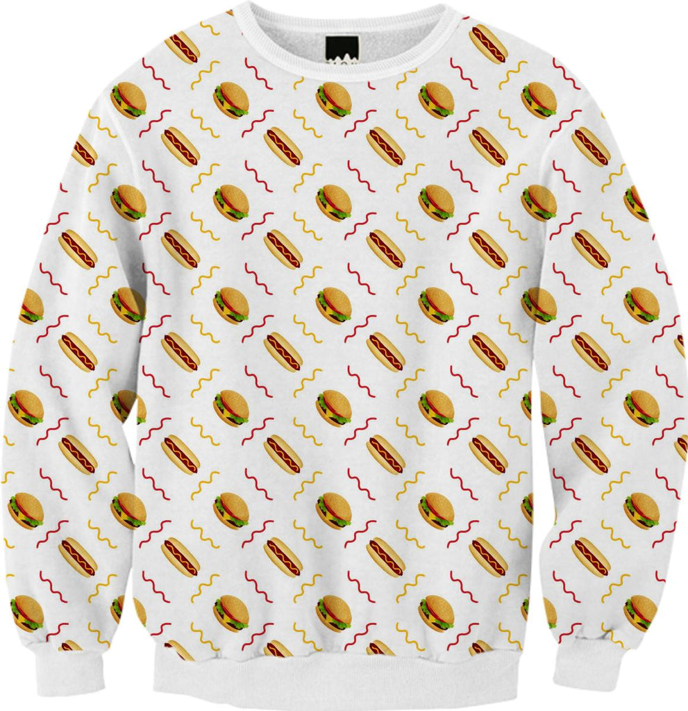 Hot Dog Burger Sweatshirt