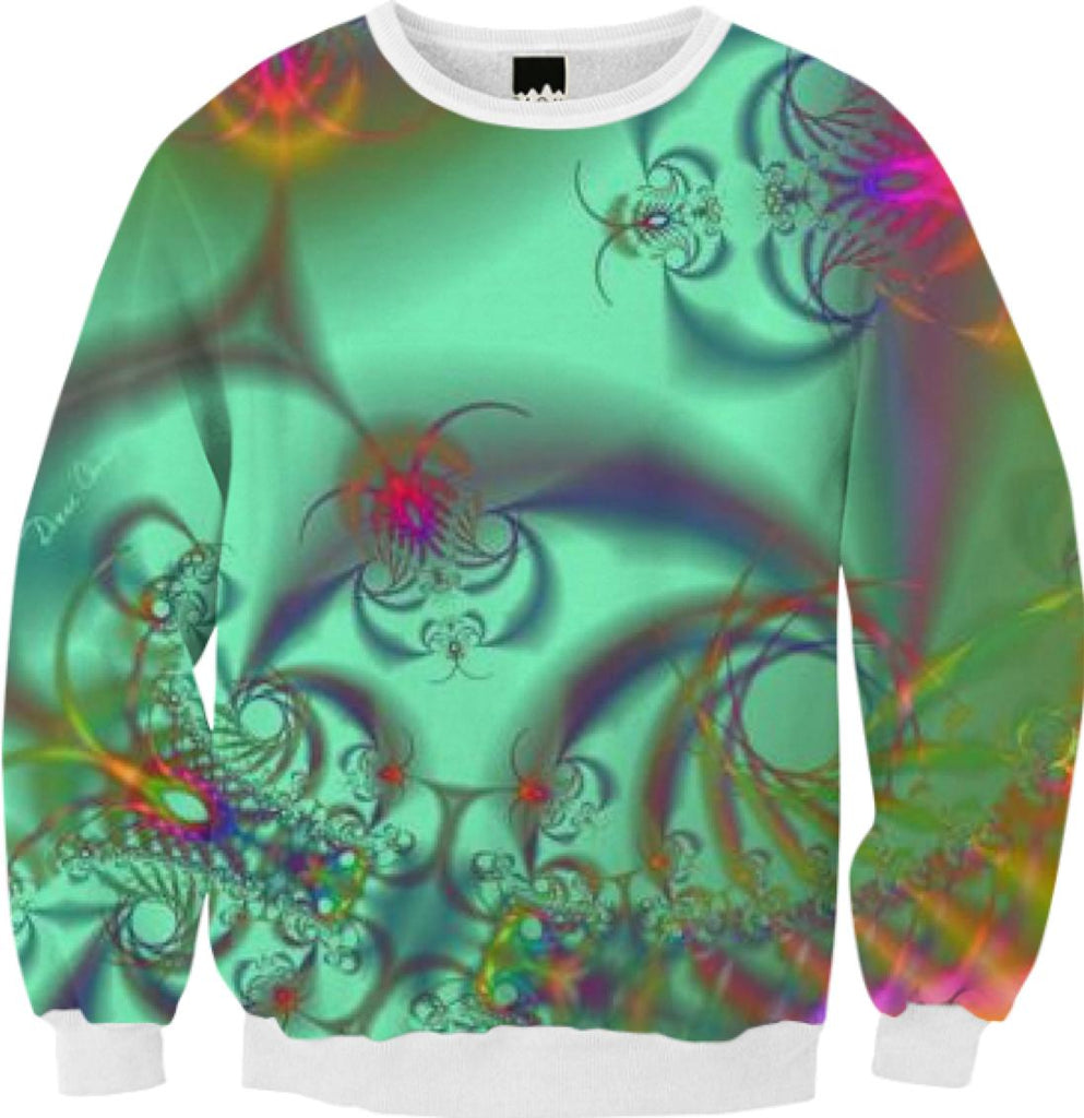 Jeweled Staircase Golden Emerald Kaleidoscope