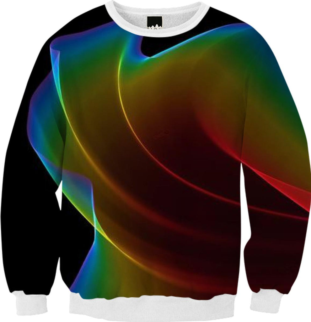 Liquid Rainbow Abstract Fractal Wave of Cosmic Energy